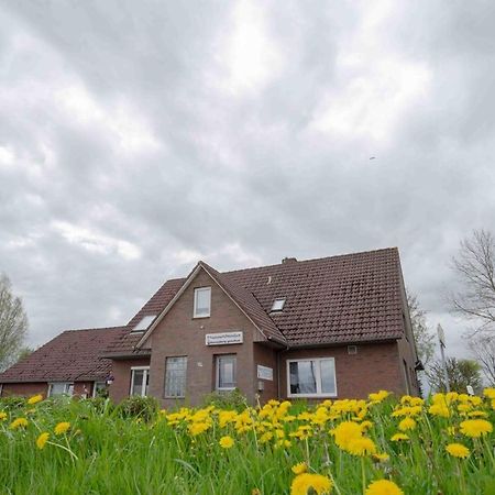 Hotel Pension Schienfatt Am Dornumersieler Tief Esterno foto